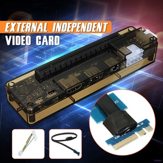 V8.0 Exp Gdc แท่นวิดีโอภายนอกสําหรับแล็ปท็อปโน๊ตบุ๊ค Pci-E อุปกรณ์ขยาย Huiteni