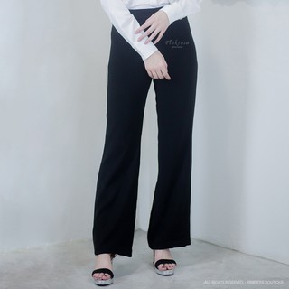 Pinkrose_Boutique Jayden Pant เสื้อผ้าแฟชั่นผู้หญิง กางเกง กางเกงขายาว กางเกงสีดำ