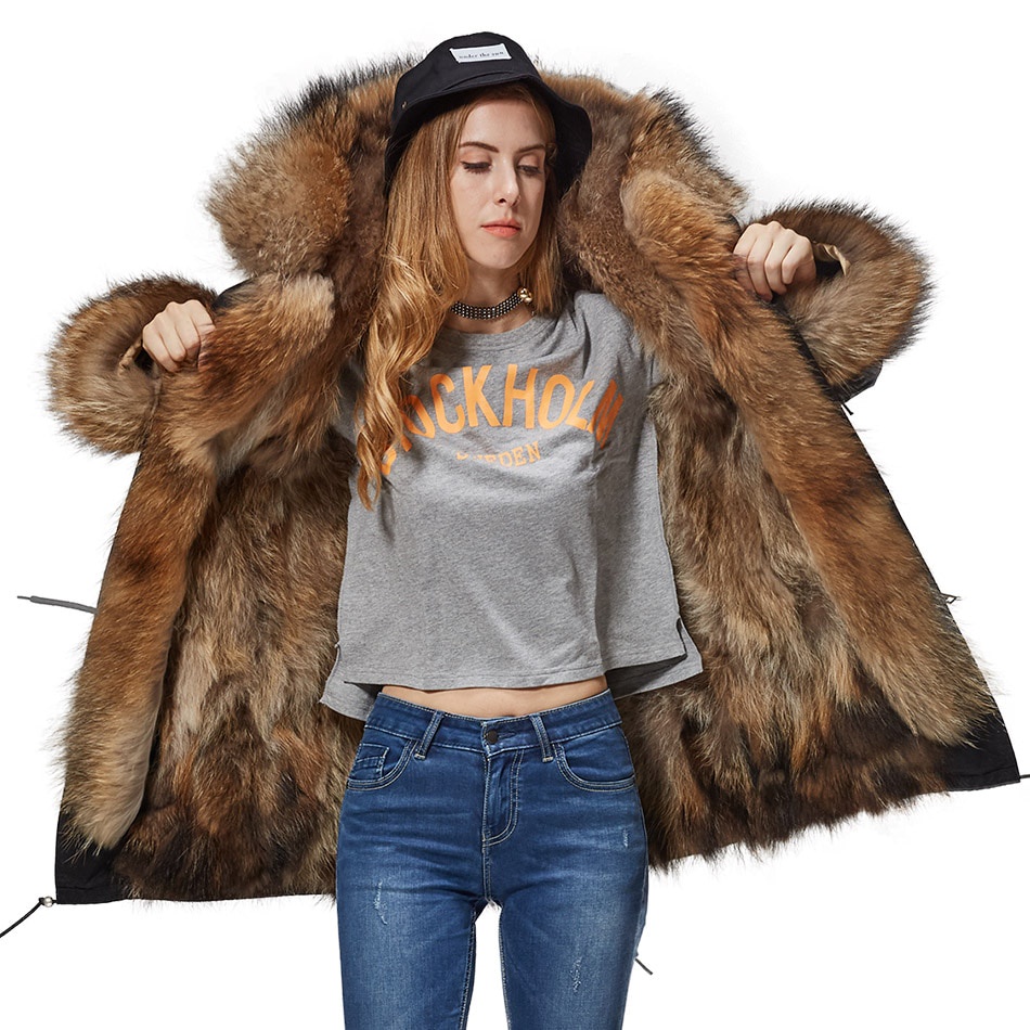 winter genuine fur coats & jackets