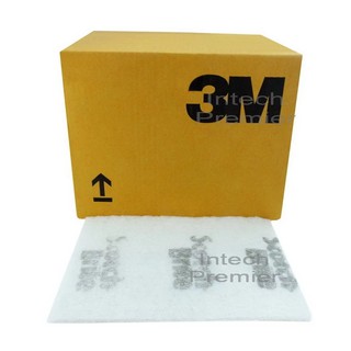 3M 7445 แผ่นใยขัดสก๊อตซ์-ไบรต์ สีขาว ขนาด 6 นิ้วx9 นิ้ว 20แผ่น