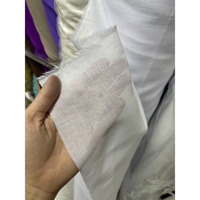 ผ้าขาวบาง เนื้อละเอียด ยิ่งซักยิ่งนิ่ม (หนากว้าง110cm) แบ่งขายเป็นหลา