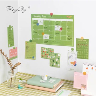 〽️Rosy posy monthly plan set - เซ็ตรายเดือนลายน่ารัก❤️