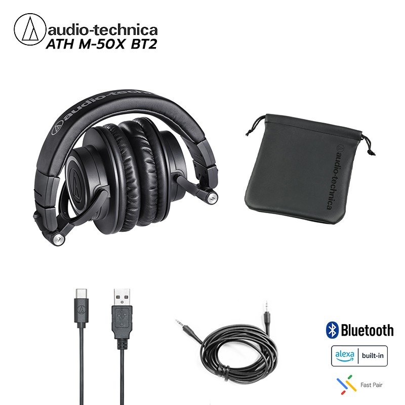 ☍หูฟังไร้สาย Audio Technica ATH-M50xBT2 Professional Bluetooth Monitor Headphones M50x BT2