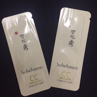 Sulwhasoo emultion complete care sampke หายากมาก