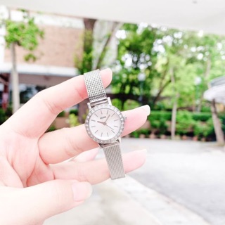 GUESS silver สายถัก สวยหรู ของใหม่มือ1/มีใบรับประกัน/กล่องครบ _ CMG