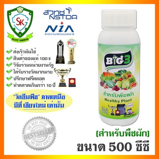 วัคซีนพืช บิ๊ก3 / บิ๊ก ขนาด 500 ซีซี (สำหรับพืชผัก) ฮอร์โมนพืช ปลอดภัยต่อเกษตรกร ใช้ป้องกันและควบคุมโรคพืชและแมลง