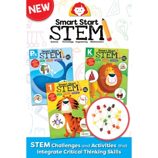 SALE ‼️Smart Start STEM by Evan Moor หนังสือกิจกรรมภาษาอังกฤษ สำหรับเด็ก PreK, Grade K, Grade 1