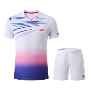 ใหม่ Yonex ชุดเสื้อยืดแขนสั้น ลายแบดมินตัน สําหรับผู้ชาย และผู้หญิง 2022