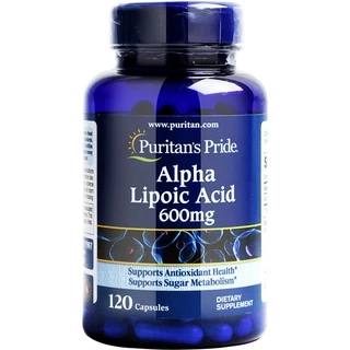 📌พร้อมส่ง แท้ 💯% วิตามินผิวขาว Puritan's Pride Alpha Lipoic Acid 600 mg ขนาด 60 และ 120 เม็ดแคปซูล