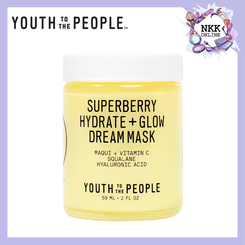[พร้อมส่ง‼️ของแท้100%] Youth to the People Superberry Hydrate + Glow Dream Mask 59ml