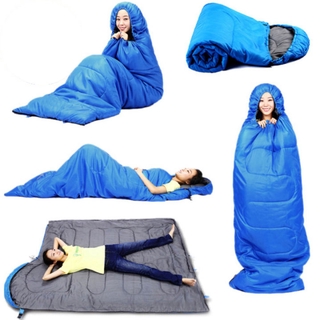 Sleeping Bag ถุงนอน แบบพกพา ถุงนอนปิกนิก ขนาดกระทัดรัด น้ำหนักเบา