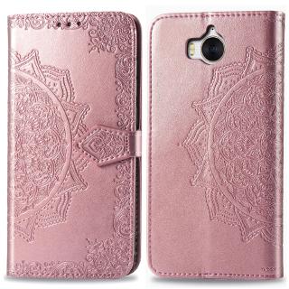 เคสโทรศัพท์หนังฝาพับพร้อมช่องใส่บัตรสําหรับ Huawei Y5 2017 / Y6 2017 Mya - L22 Mya - L03 Mya - L23 Mya - L02