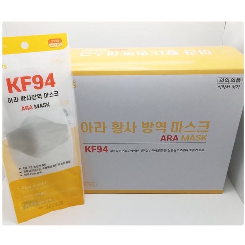 หน้ากาก kf94 เกาหลีของแท้
