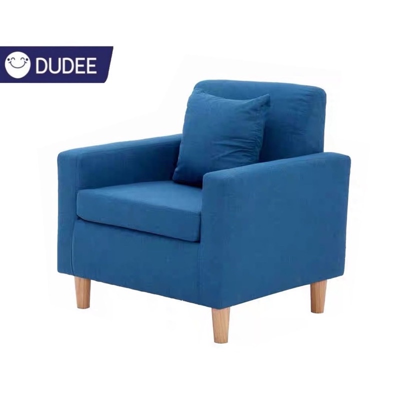 DUDEE โซฟา 1 ที่นั่ง รุ่น SF-88 โซฟาสไตล์ญี่ปุ่น  เบาะผ้ากำมะหยี่เกาหลี นุ่มแน่นนั่งสบาย