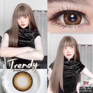 บิ๊กอายส์treandy cesstnut brown รุ่นน้ำตาล