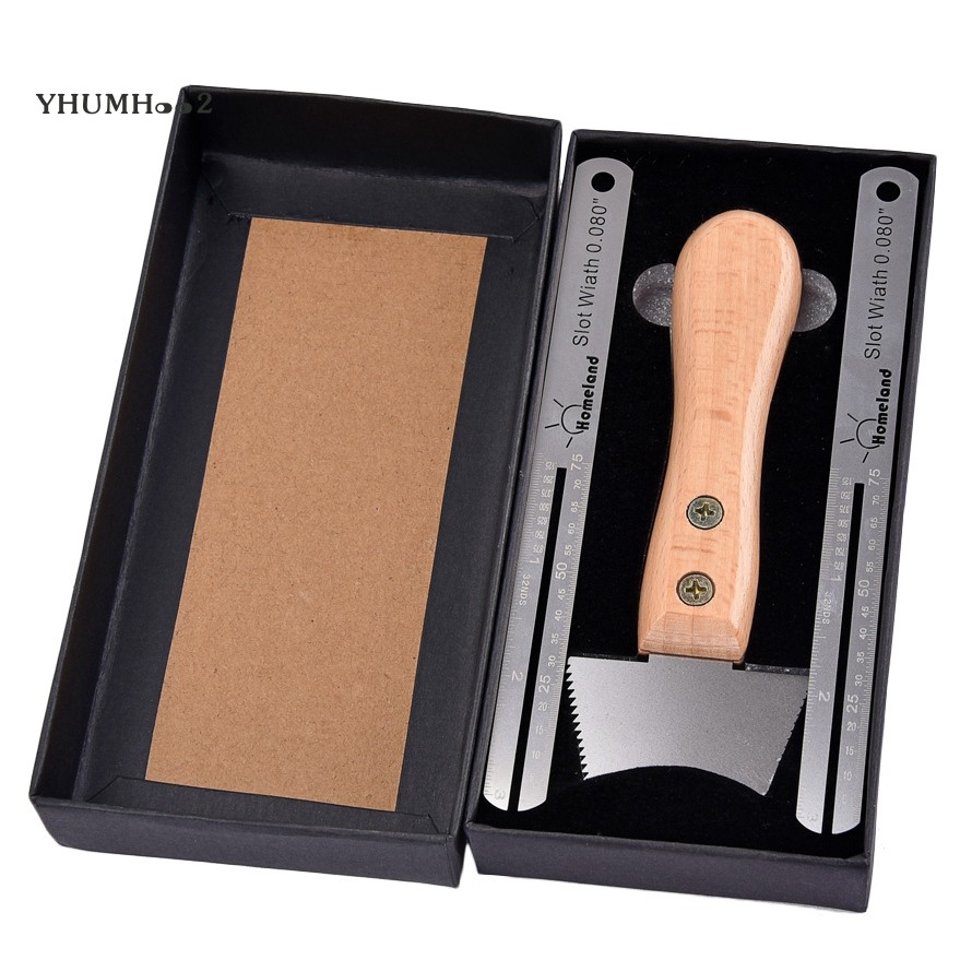 ☆Guitar Fret Wire Groove Protector Ruler Fingerboard Replace Tool Set