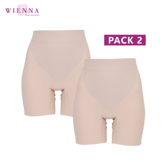 WIENNA STAY DG13202 สเตย์เวียนนา ขายาว ความกระชับปานกลาง Free Cut สีนู้ด แพ็ค 2 ชิ้น