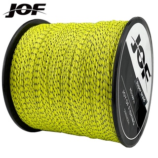 สายรัดข้อมือ jof 8 strands 300M PE braided multifilament Fishing speckled line Invisible Mul