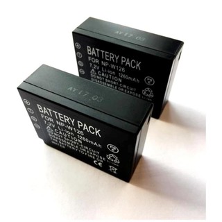 (แพ๊คคู่ 2 ก้อน) แบตเตอร์รี่กล้อง Fuji Camera Battery รหัสแบต NP-W126 Replacement Battery for Fujifilm XA2...