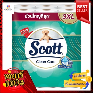 สก็อต์ คลีนแคร์ม้วนใหญ่ที่สุด 3XL 24ม้วนSCOTT CLEAN-CARE 3XL 24 ROLLS