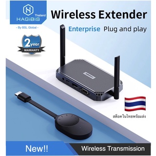 Hagibis  G9W Wireless HDMI Transmitter and Receiver, Wireless HDMI Extender Kits Wireless Display Dongle, Plug and Play