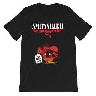 เสื้อยืด พิมพ์ลาย Amityville II The Possession 80s Horror Devil Damiano Damiani Defeo สไตล์วินเทจ สําหรับผู้ชาย และผู้หญ