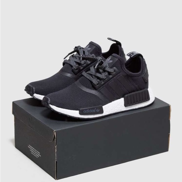 nmd r1 black reflective