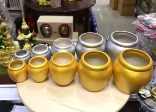 โอ่ง โอ่งเงินทอง มี 4 ขนาด ราคาต่อคู่