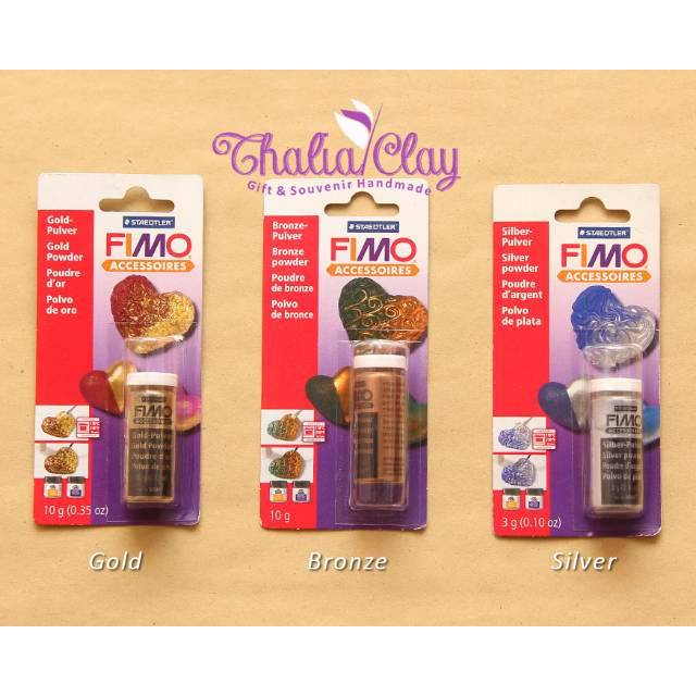 FIMO POLYMER CLAY METALLIC POWDER FIMO METALLIC POWDER MODELLING CLAY HANDMADE CRAFTS