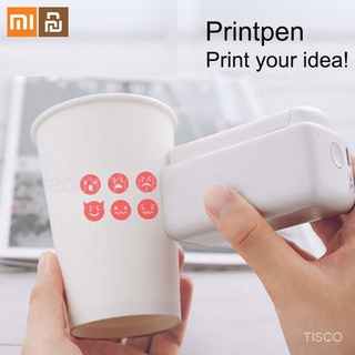 Xiaomi YouPin Official Store EVEBOT Printpods เครื่องปริ้นพกพา มือถือมินิแบบพกพา Multi-Function ขนาดใหญ่ Inkjet DIY เครื่องพิมพ์การเชื่อมต่อ WifiSK1432