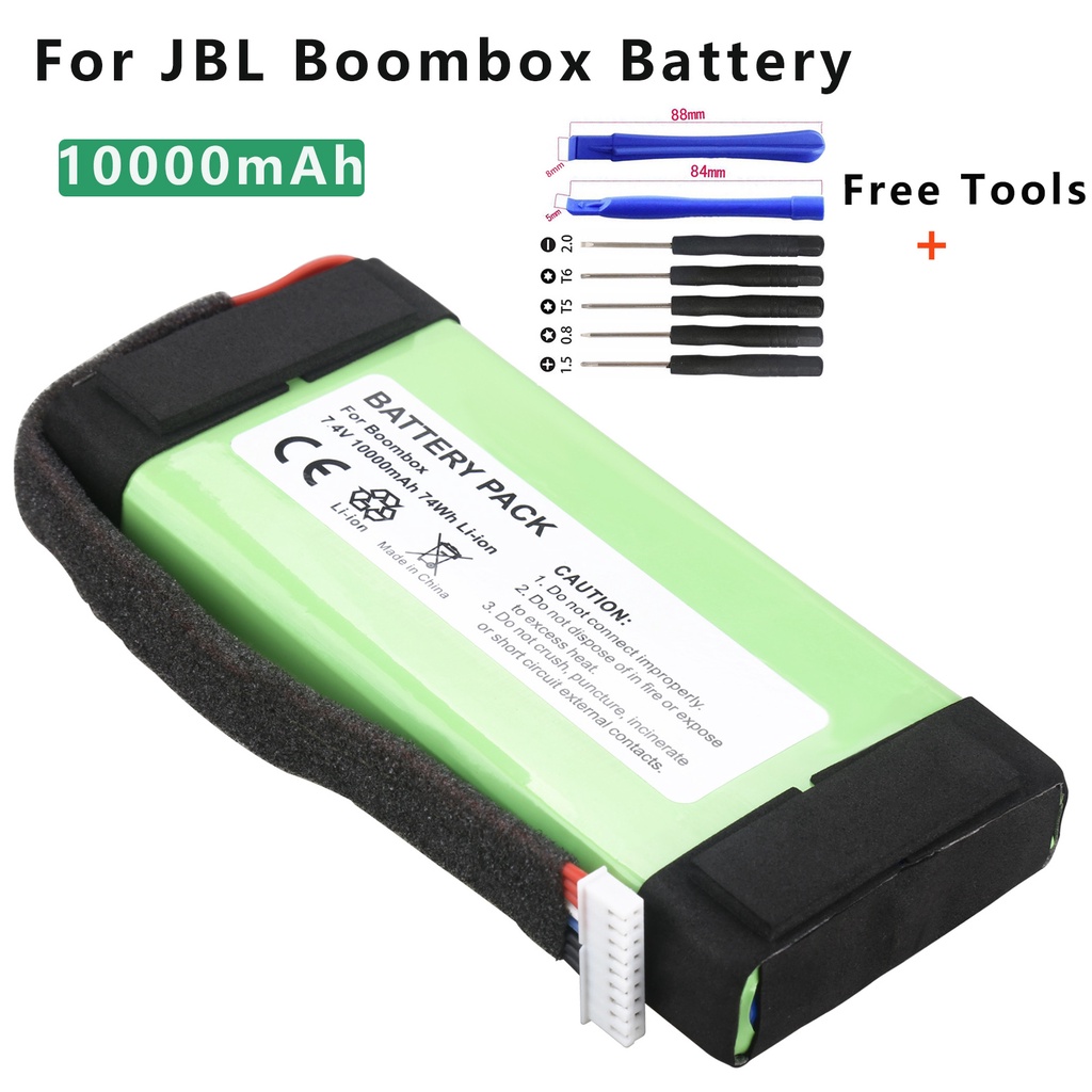 เสียงแบตเตอรี่7.4V 10000mah battery for JBL Boombox batteriesแบตเตอรี่ ...