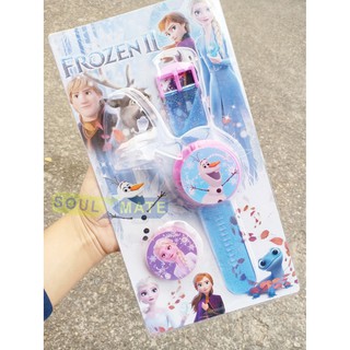 นาฬิกาเด็ก Ben 10 เบ็นเท็น FROZEN โฟเซ่น มีไฟ มีเสียง เปลี่ยนหน้ากากได้  มีคลิปรีวิว จร้า