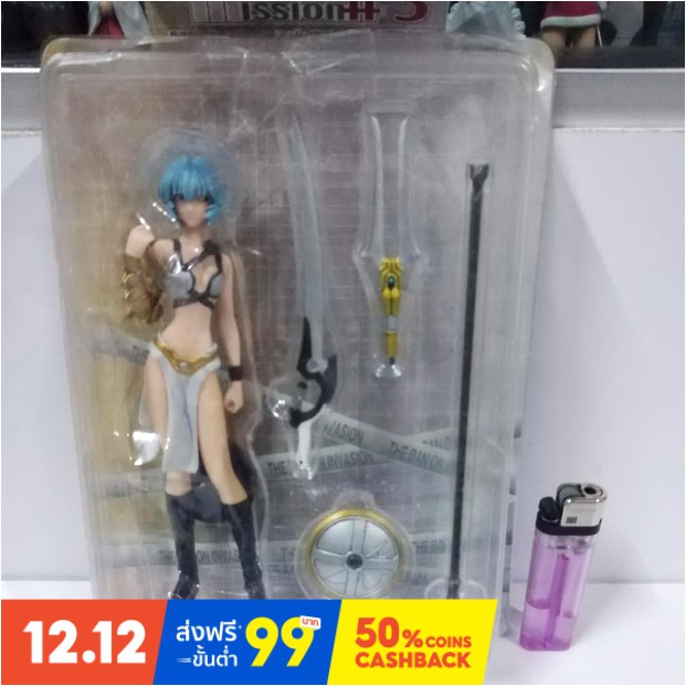 (แท้/มือหนึ่ง/มือสอง/อะไหล่) Evangelion Collection figure Gladiator Asuka​ And Rei PVC figure with weapon accessories