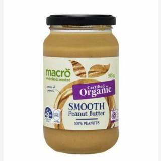 Macro Organic Smoothpeanut Butter 375 g