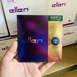 สายกีต้าร์เคลือบกันสนิม✅ellen✅(สายกีต้าร์โปร่ง) รุ่นใหม่🔥ราคาประหยัด ฟรีปิ๊กกีต้าร์ทุกชุด