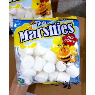 มาร์ชเมลโล่สีขาวใหญ่ ขนาด150g. Marshmellow มาชเมลโล่