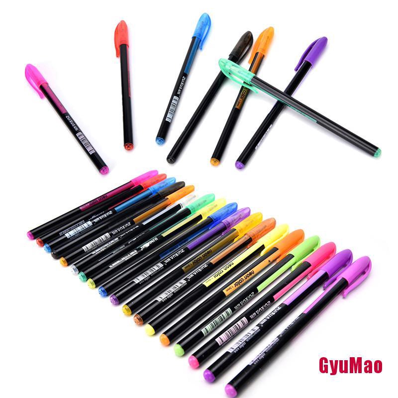 [GUMO] 48 Color Gel Pens Refill Glitter Sketch Drawing Color Pen Refill