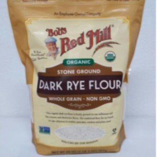 ✨ขายดี✨ Bobs Red Mill  Dark Rye Flour 567g แป้งผสมข้าวไรย์100% คุณภาพระดับพรีเมี่ยม