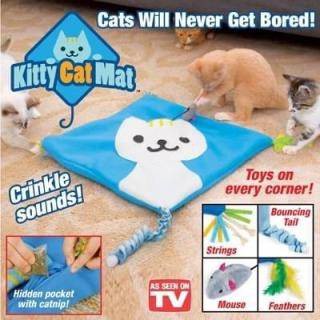 ของเล่นแมว เสื่อแมวมีเสียง Kitty Cat Mat