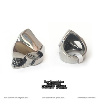 แหวน เอเลี่ยน alien สแตนเลสแท้ stainless 316l แหวนผู้ชาย แหวนแฟชั่น แหวนเท่ๆ แหวนสแตนเลส แหวน ring แหวนเลส allacc