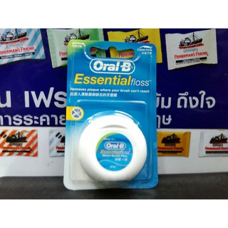 ไหมขัดฟัน Oral-B essential floss ออรัล บี Oral B (Wax รสมินต์) อ่านก่อนสั่ง