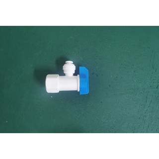 ก๊อกหัวถังความดัน RO Pressure Tank Ball Valve แบบเสียบ 1/4 นิ้ว