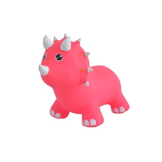 JUMPY Peekaboo จั้มปี้ ตุ๊กตาเด้งดึ๋ง  - Pink Triceratops Dinosaur