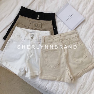 [Pre-Order] รอสินค้า 10-20 วัน Sherlynn Brand "Mini Short Jeans" กางเกงขาสั้น เอวสูง กา