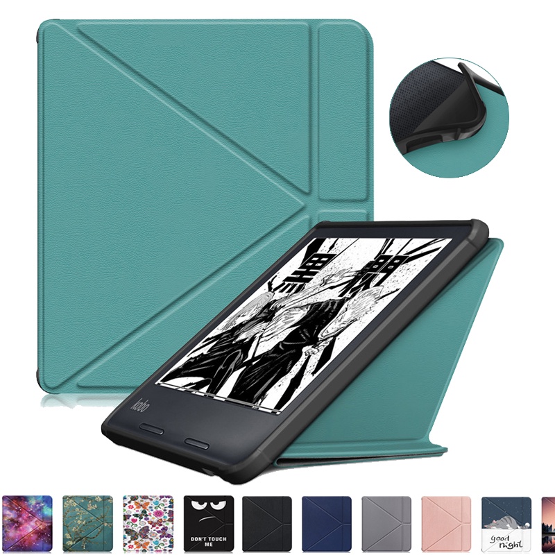 For Kobo Libra 2 Libra2 Case For Kobo Sage Case Multi-folding Stand E-Book Smart Cover for Funda Kob