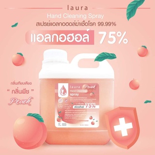 💧พร้อมส่ง💧 Laura Hand Cleaning Spray แอลกฮอล์ 75% กลิ่นน้ำหอมเคาน์เตอร์แบรนด์