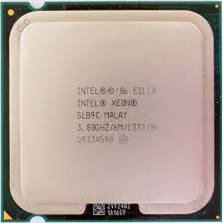 หน่วยประมวลผล โปรเซสเซอร์ Intel® Xeon® E3110 (แคช 6M, 3.00 GHz, 1333 MHz FSB)