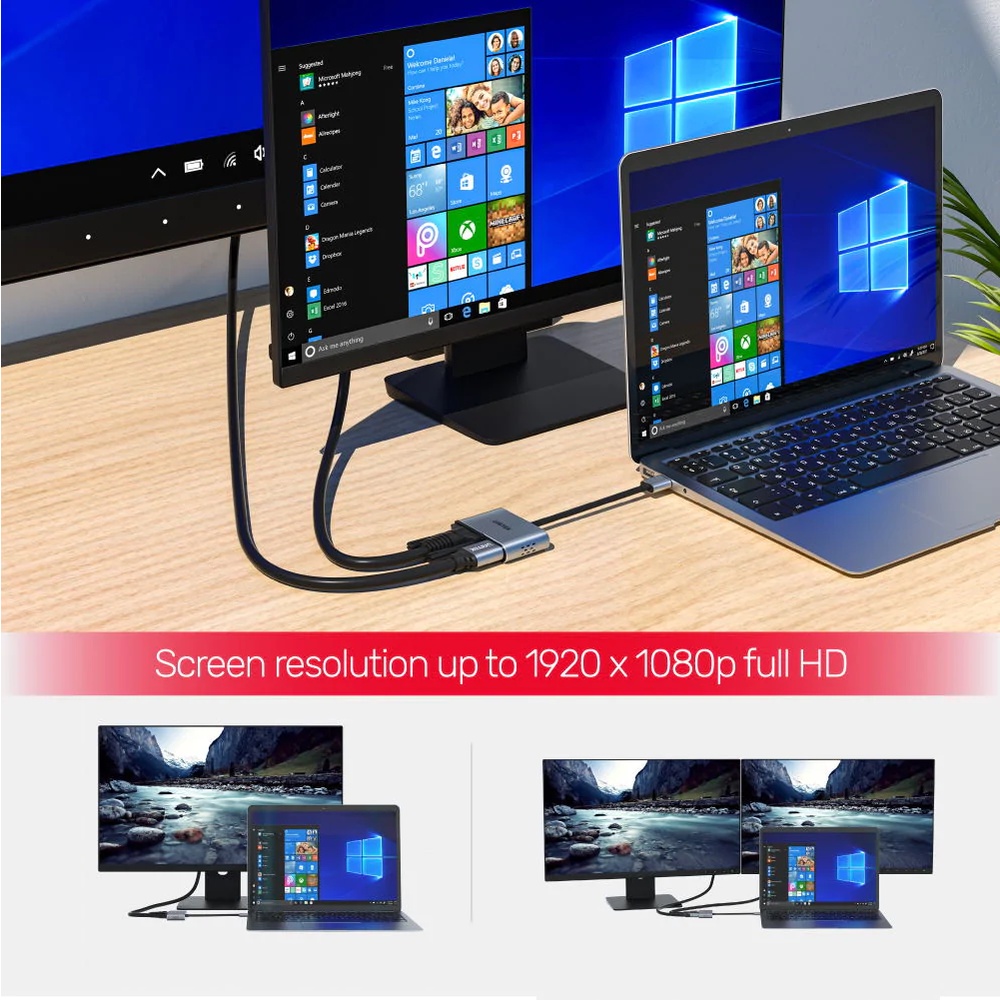 Unitek v1304a usb3 0 to hdmivga usb vgahdmi full hd