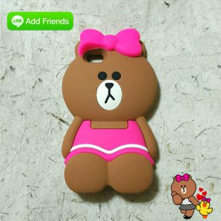 พร้อมส่ง เคส3D  หมีchoco bear สำหรับไอโฟน6/6S ราคา 170 บาทส่งฟรีลงทะเบียน ( 3D มากๆเลยนะจ้ะ )