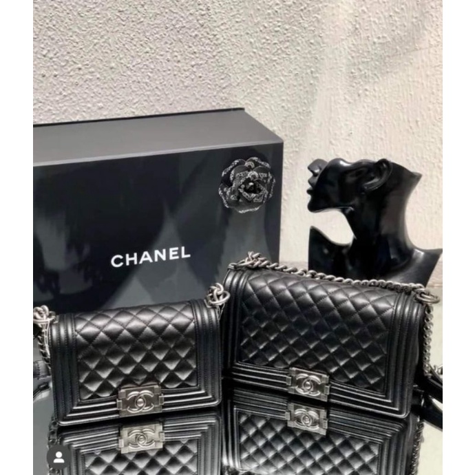 กระเป๋า Chanel Boyสวยๆราคาถูก ขนาด 8 นิ้ว